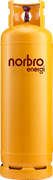 Norbro Energi 22 kg gasflaske i stål