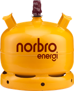 Norbro Energi 5 kg gasflaske i stål